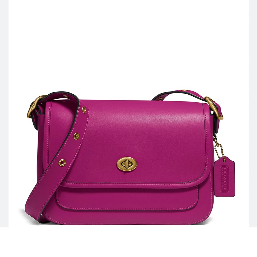 Coach Rambler globe tanned leather